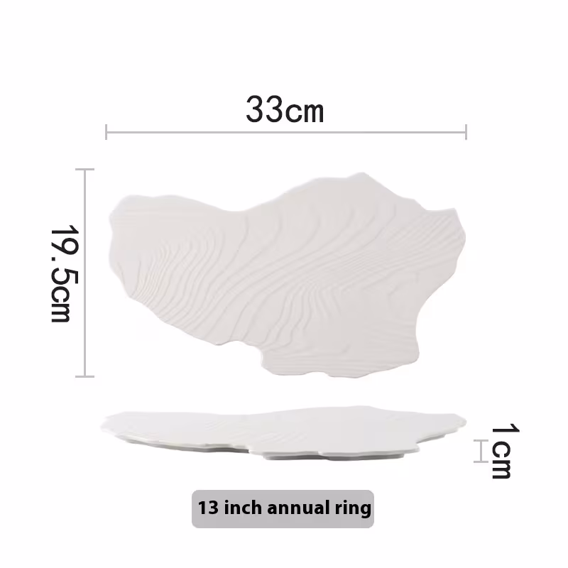 Creative Strange Shape Western Ceramic Meal Plate