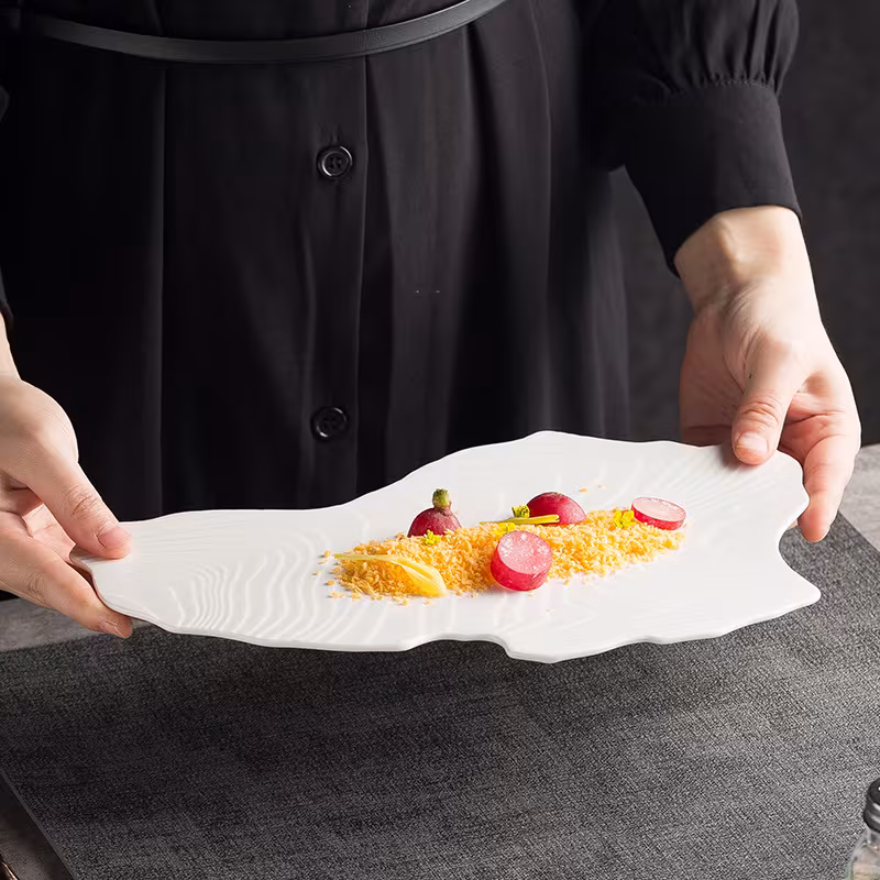 Creative Strange Shape Western Ceramic Meal Plate