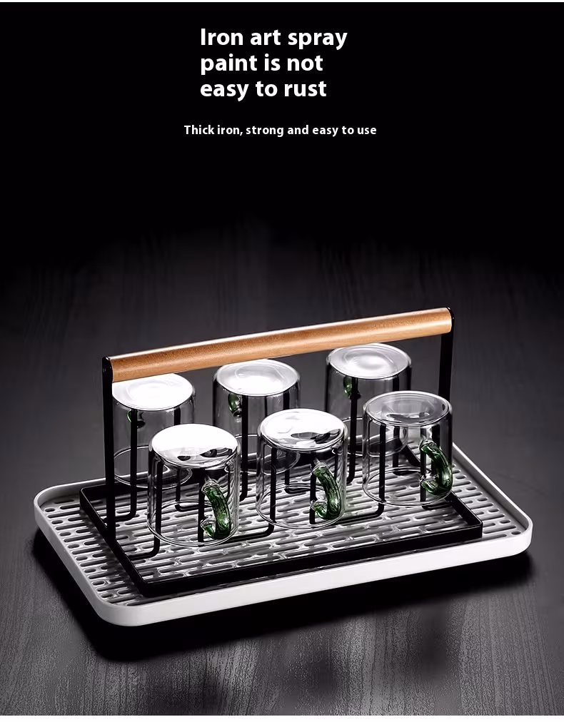 Simple Home Transparent Glass Tea Cup
