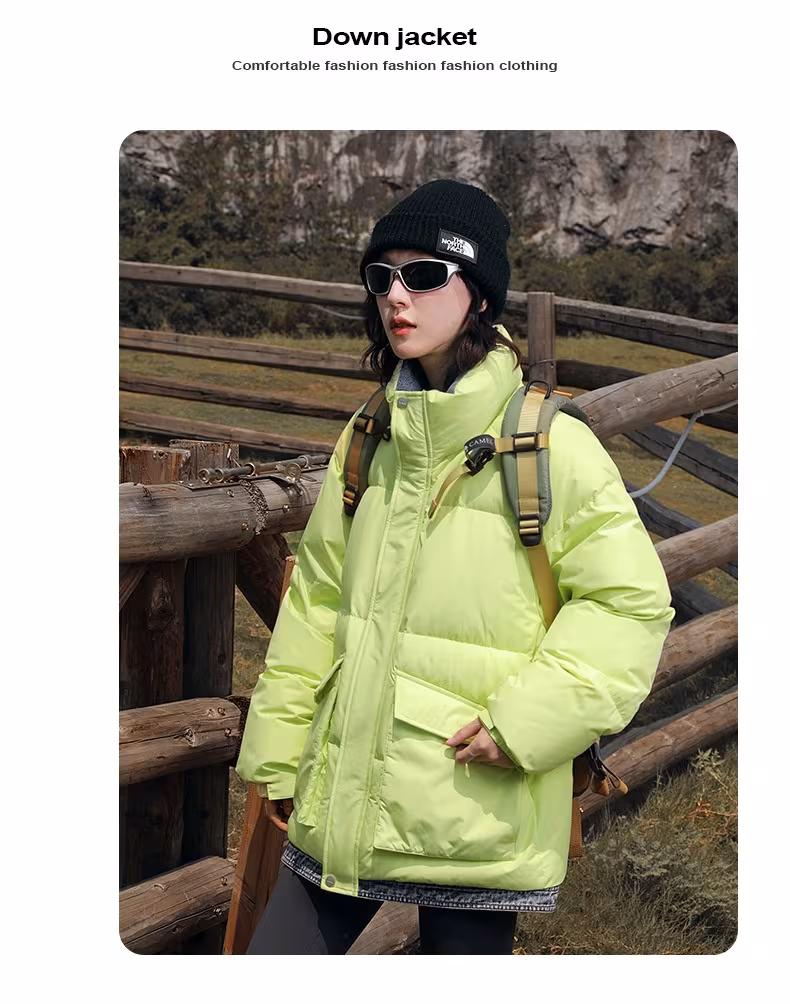 Outdoor Cold-proof Tooling Stand-up Collar Down Jacket