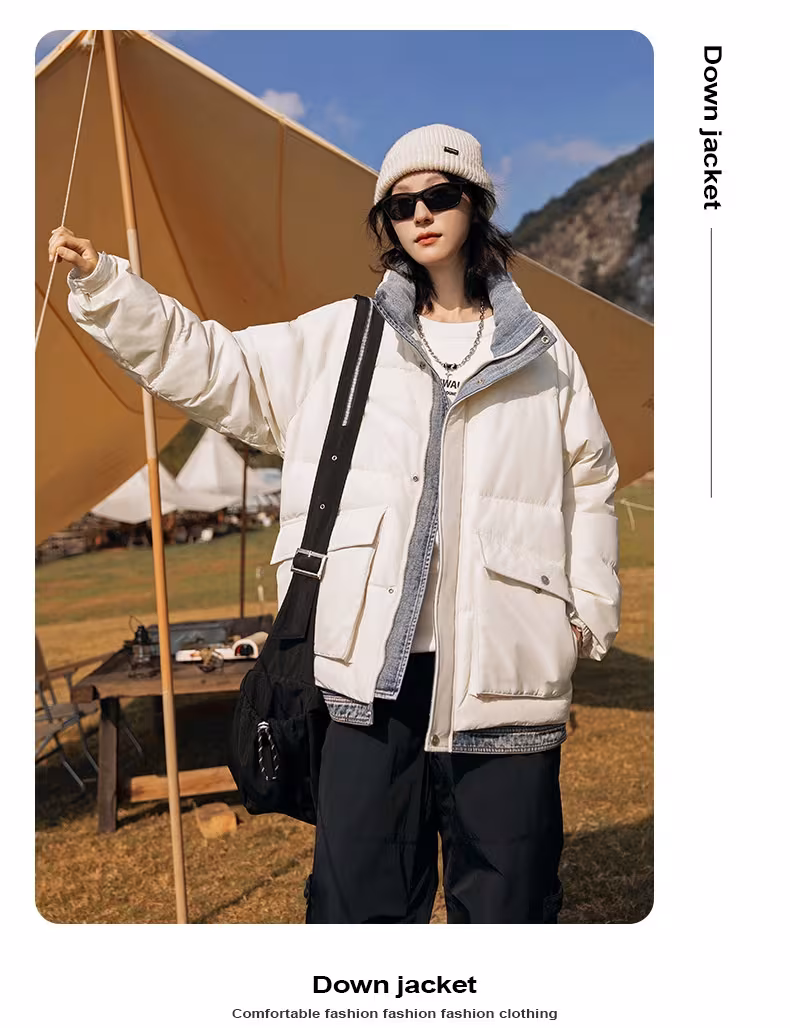 Outdoor Cold-proof Tooling Stand-up Collar Down Jacket
