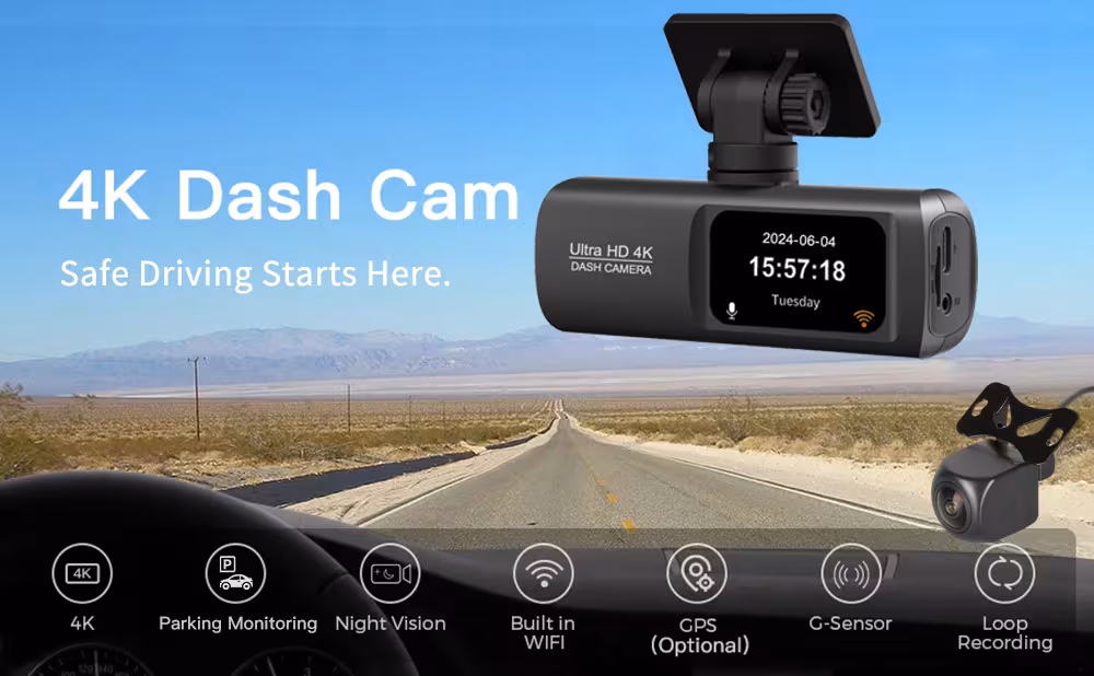 V22 HD Double Record Tachograph