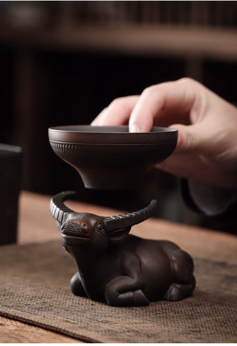 Ceramic Fine Handmade Kung Fu Tea Ornaments