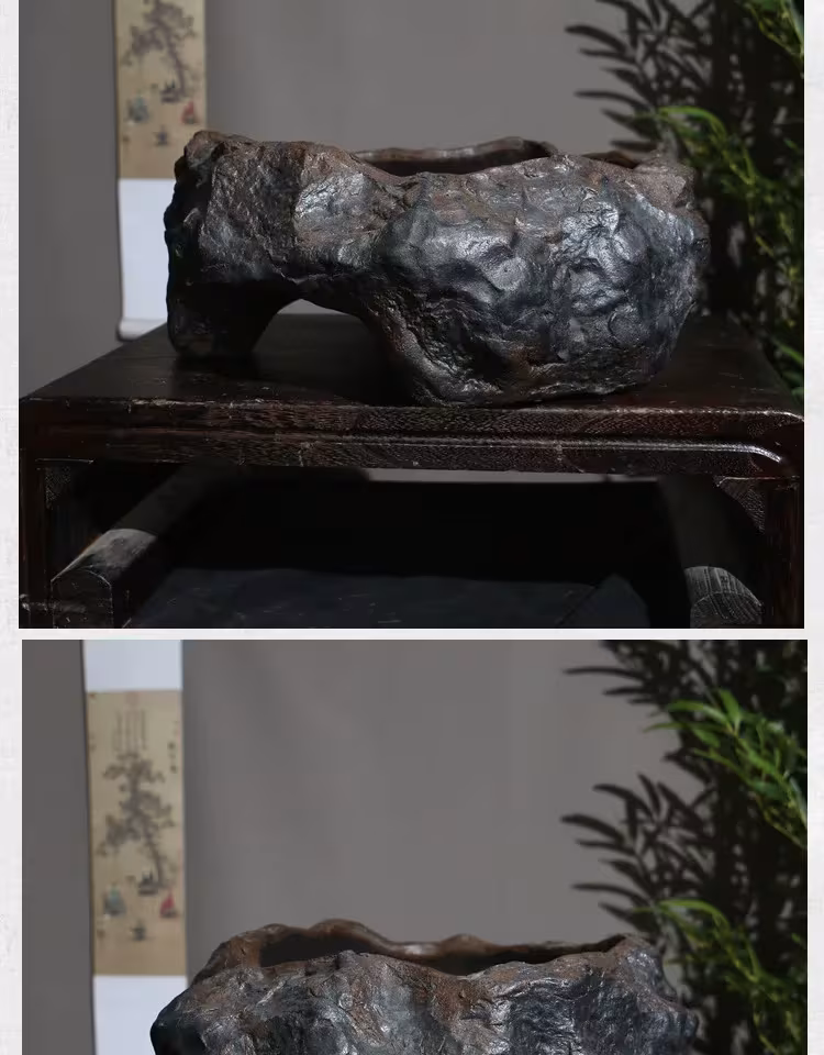 Purple Sand Flower Pot Tableware Nanmanpan Zen Handmade