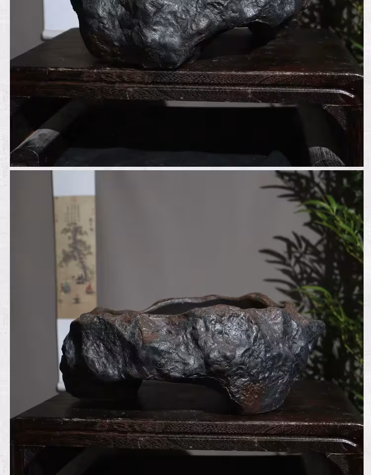 Purple Sand Flower Pot Tableware Nanmanpan Zen Handmade