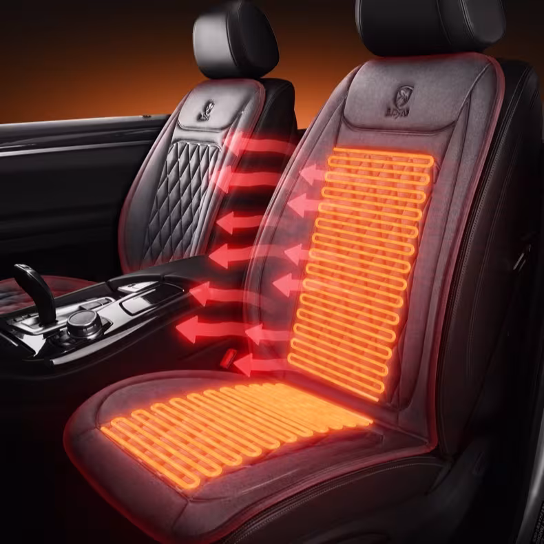 Winter Warm Plush Car Electric Heating Seat