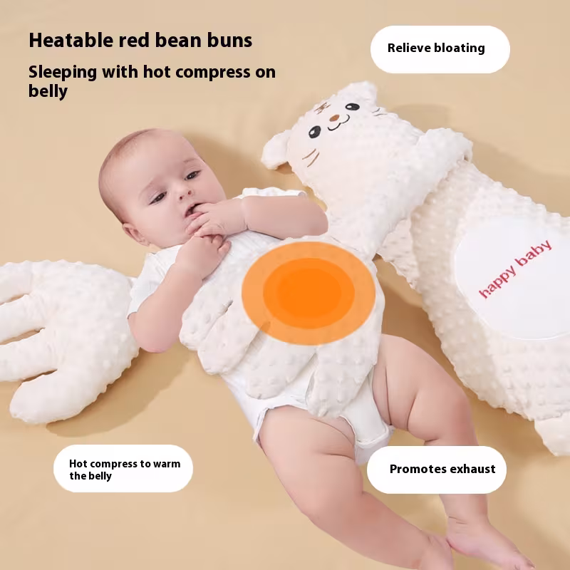 Infant Exhaust Pillow Hand Remote Controlled Soothing For Baby Sleep Cartoon Plush Toddler Comforting Hand
