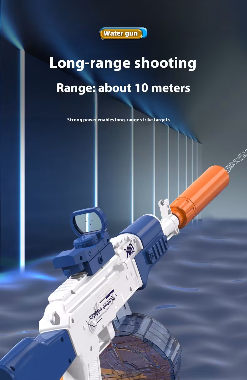 AK47 Electric Water Guns Fully Automatic Shooting Game Beach Entertainment Outdoor Beach Pool Gun Toys For Children Gift
