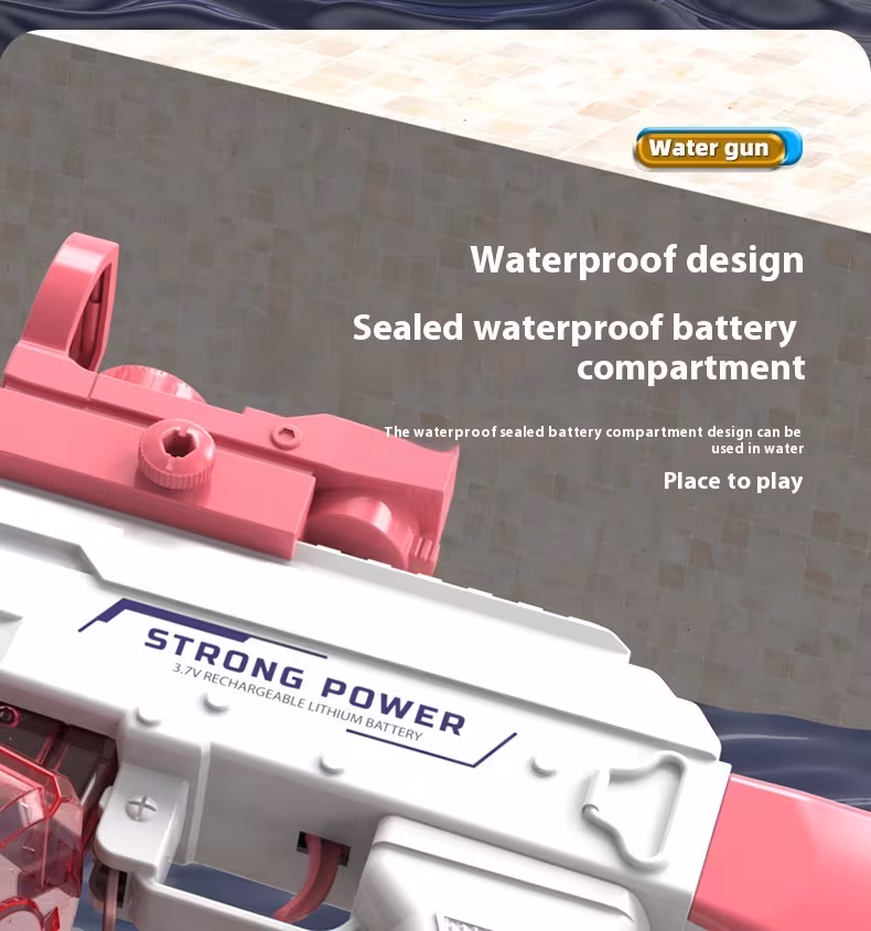 AK47 Electric Water Guns Fully Automatic Shooting Game Beach Entertainment Outdoor Beach Pool Gun Toys For Children Gift