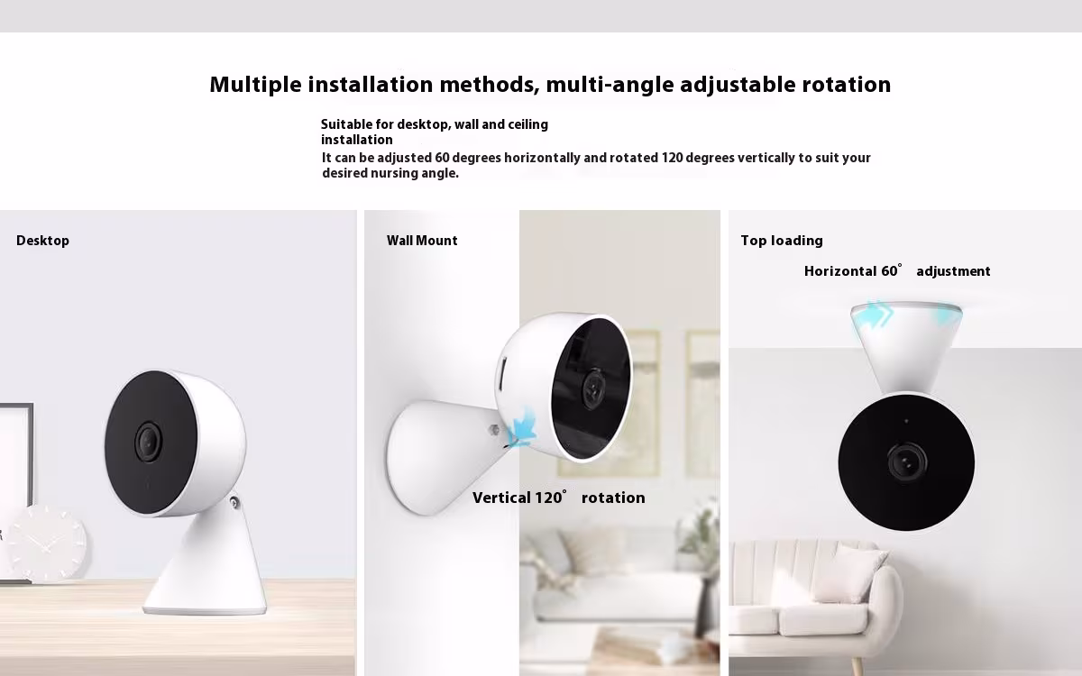 Surveillance Camera Dual-screen Home Intelligence