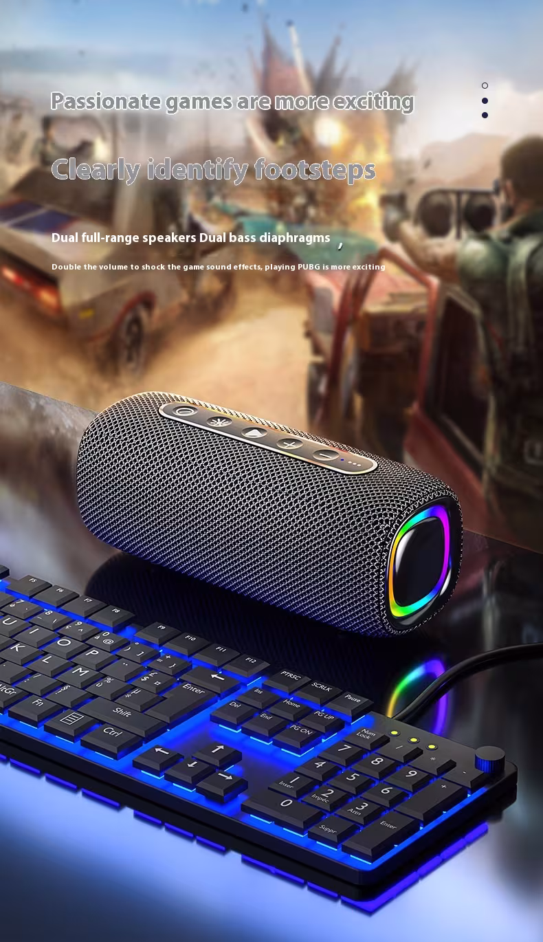 Outdoor Waterproof Portable Wireless Bluetooth Speaker