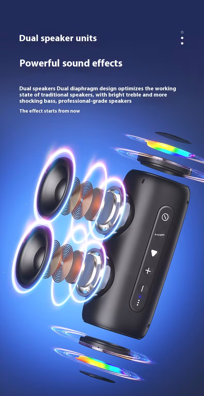 Outdoor Waterproof Portable Wireless Bluetooth Speaker