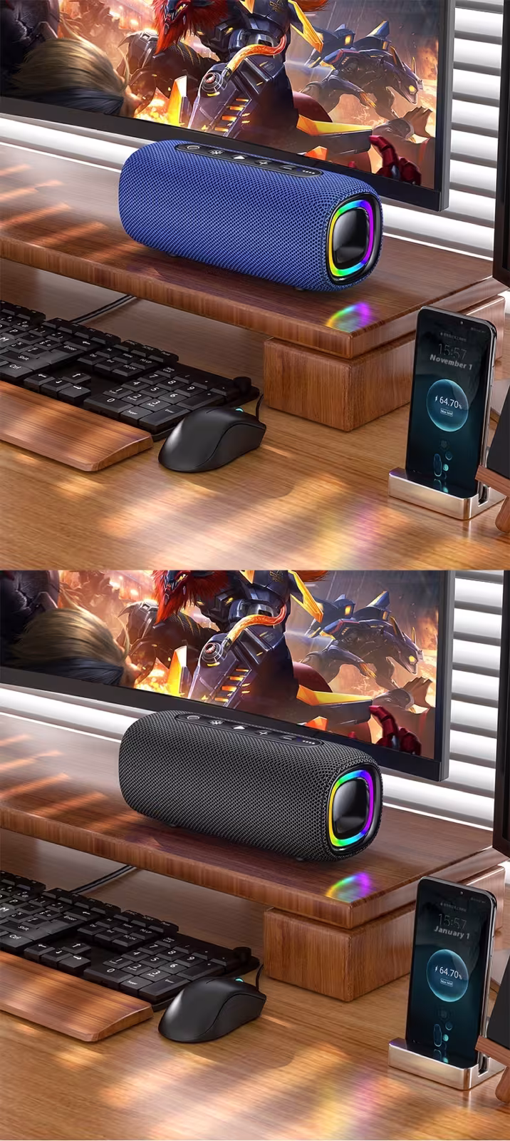 Outdoor Waterproof Portable Wireless Bluetooth Speaker