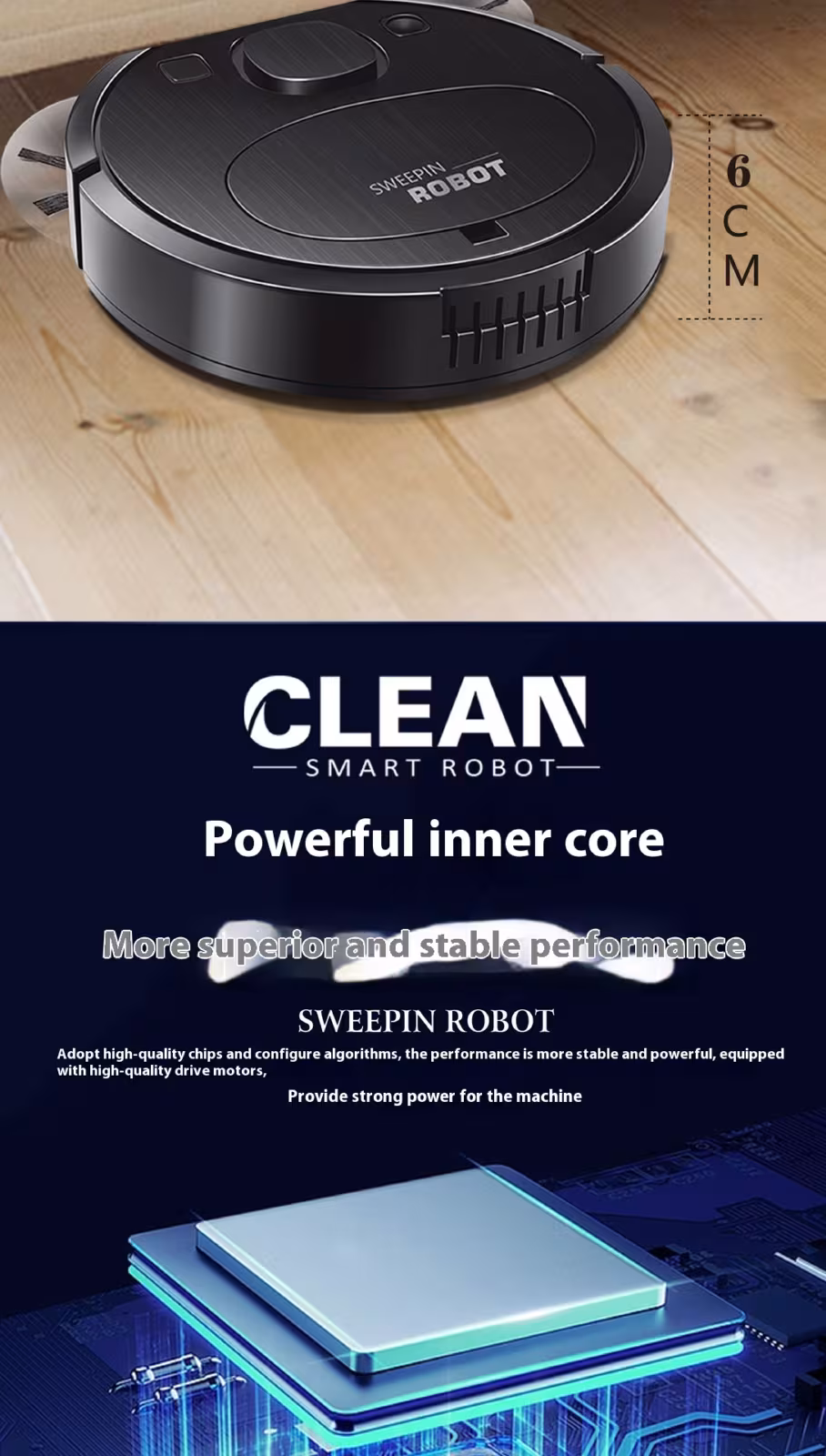 USB Charging Automatic Cleaning Machine Vacuum Cleaner