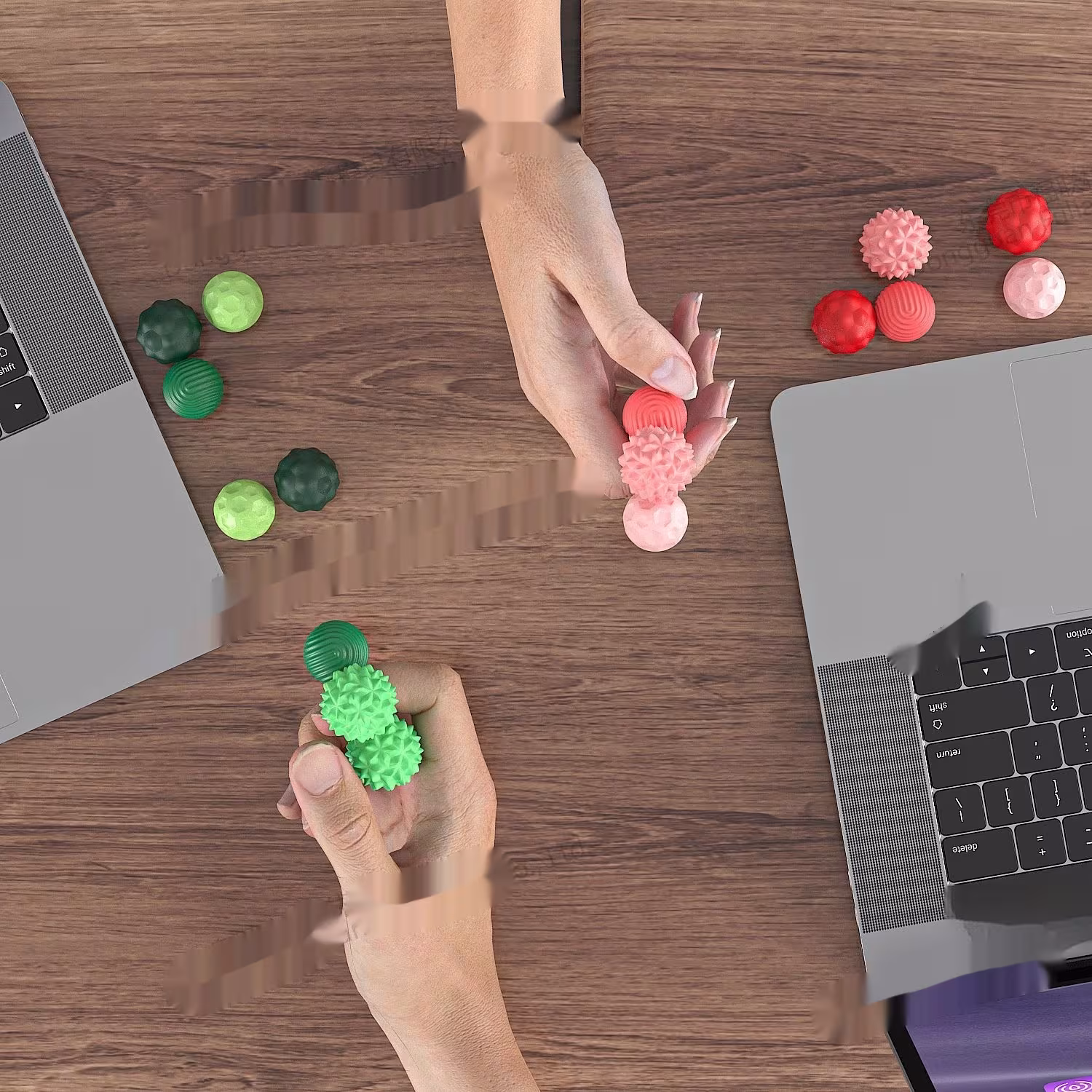Magnetic Silicone Sensory Balls Worry Balls Autism Calming Fidgeting Toy Fidget Toy Kid Adults Anxiety Relief Stress Sensory Toy