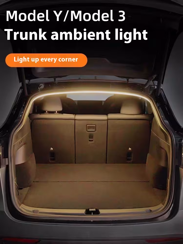Applicable To Tesla Trunk Atmosphere Trunk Lighting Car Tail Light