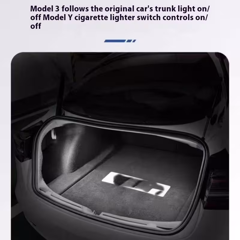 Applicable To Tesla Trunk Atmosphere Trunk Lighting Car Tail Light