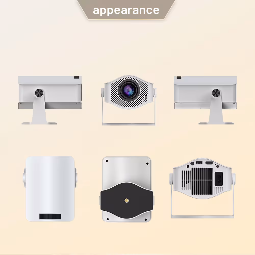 Household Barrel Portable HM400pro Projector