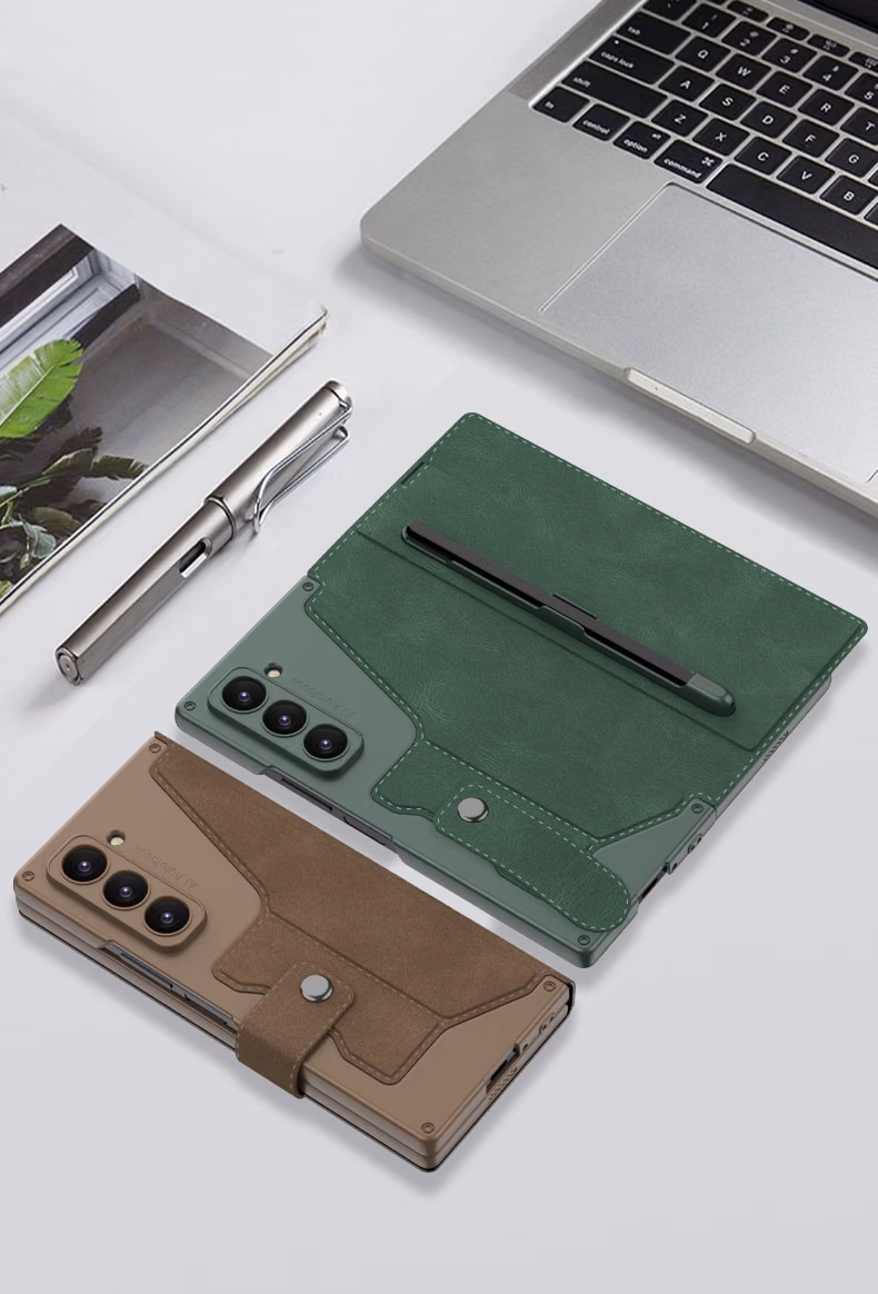 ZFold6 Folding Phone Case Flip Leather Case Phone Case