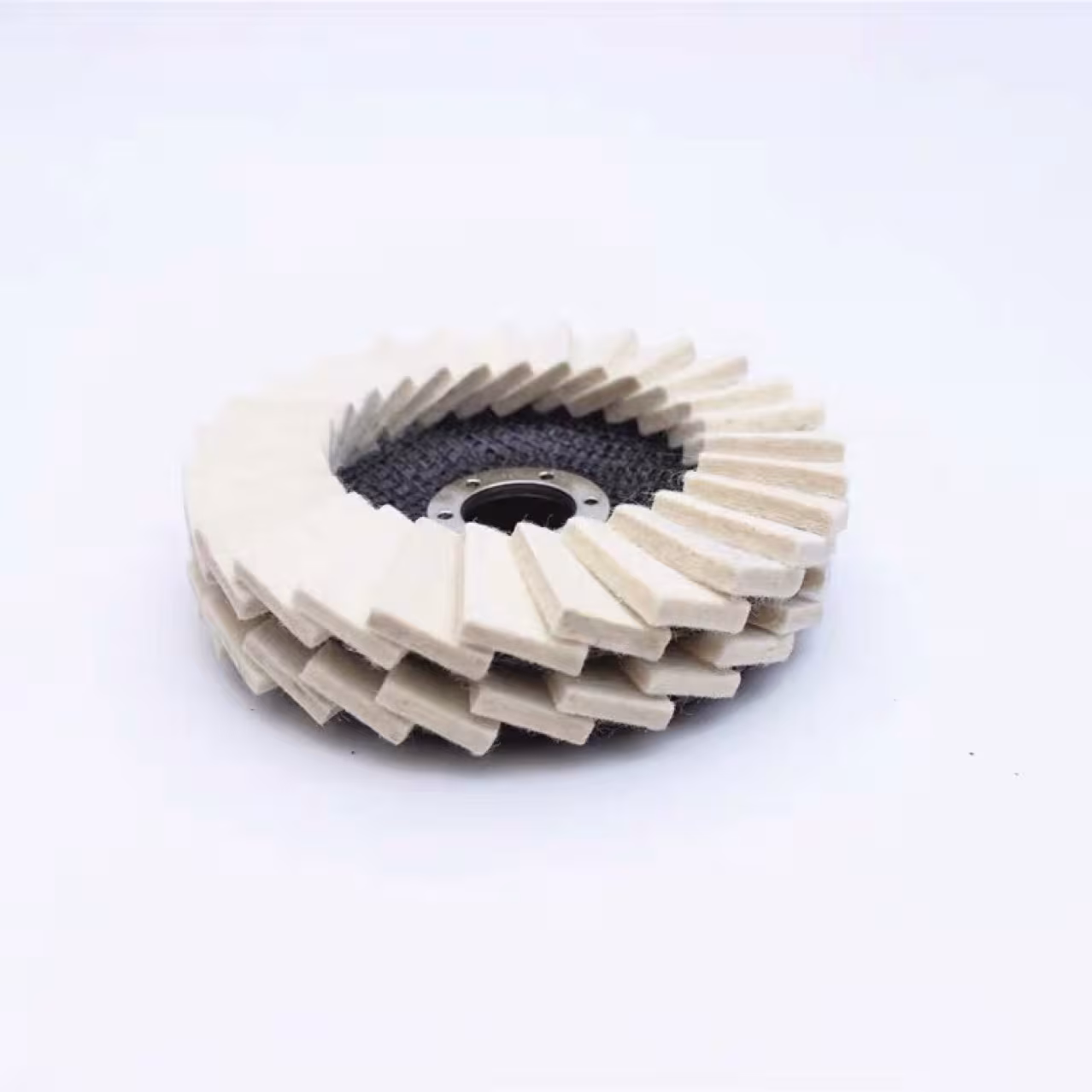 Polishing Wheel Mirror Angle Grinder Net Cover Flat Wool Flap Disc
