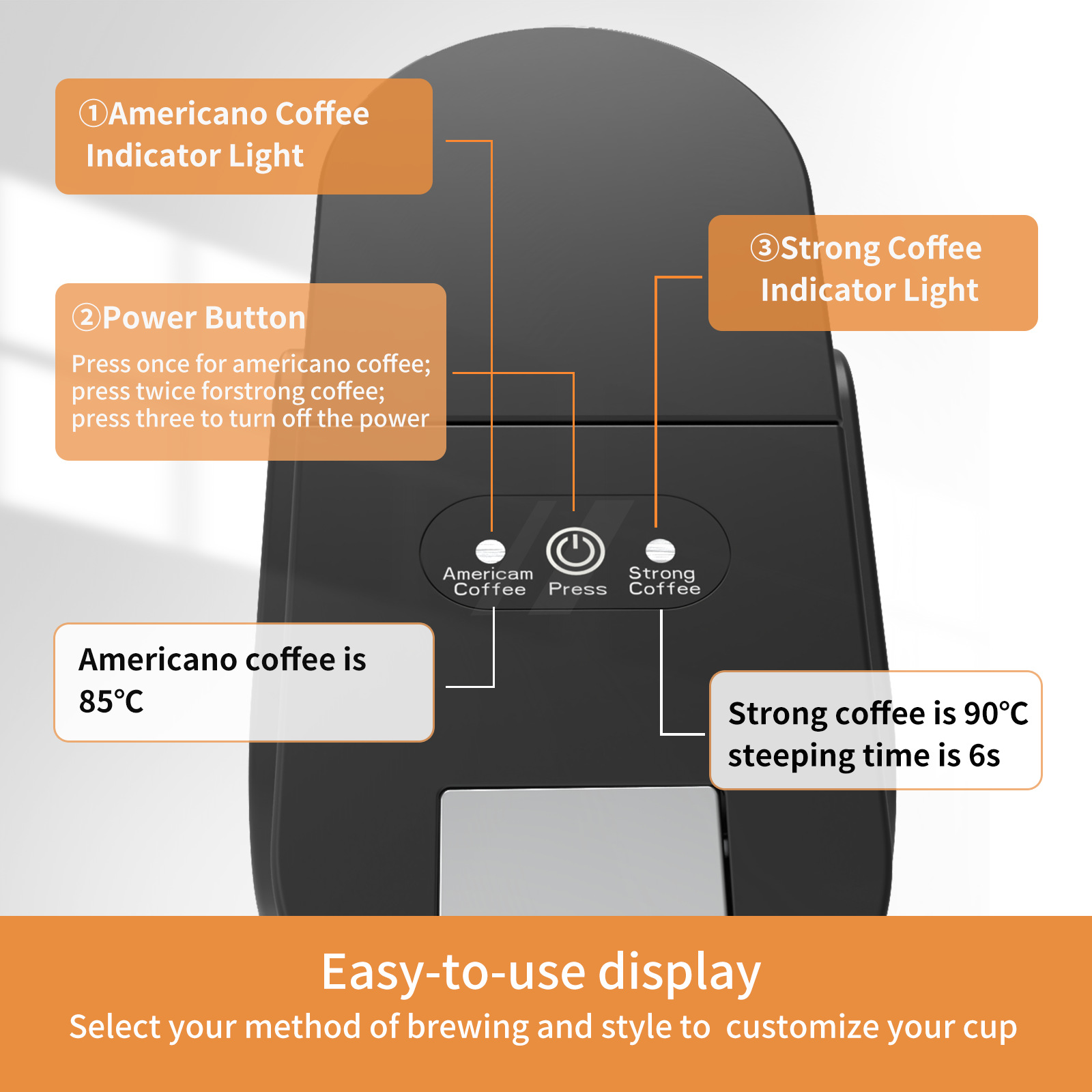 Capsule Coffee Machine Household Mini Small Automatic Multi-function