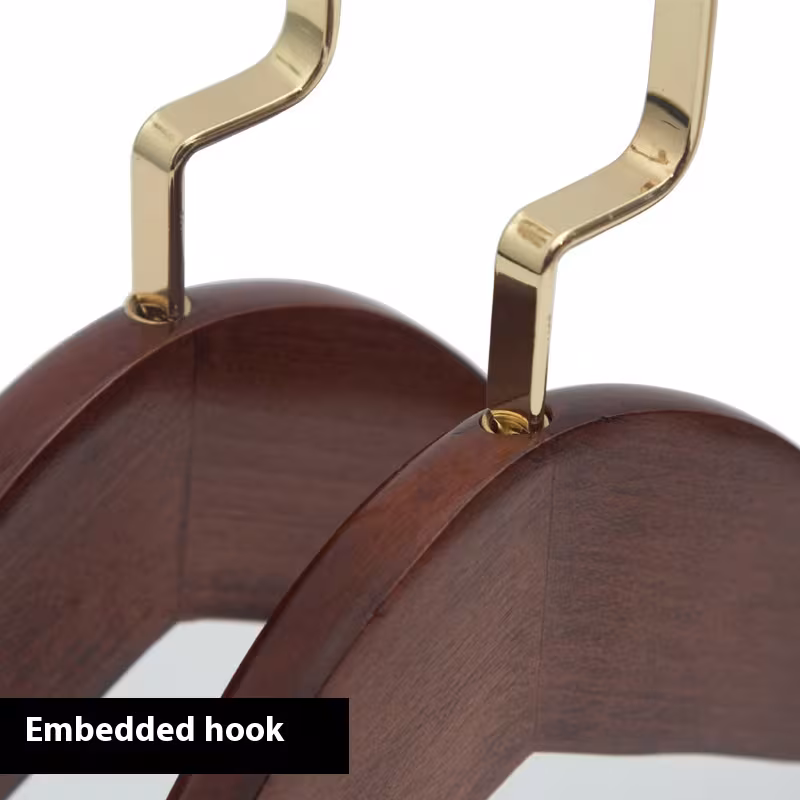 Seamless Home Clothing Store Hanger Clothes Solid Wood Hanger