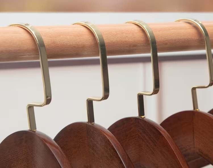 Seamless Home Clothing Store Hanger Clothes Solid Wood Hanger