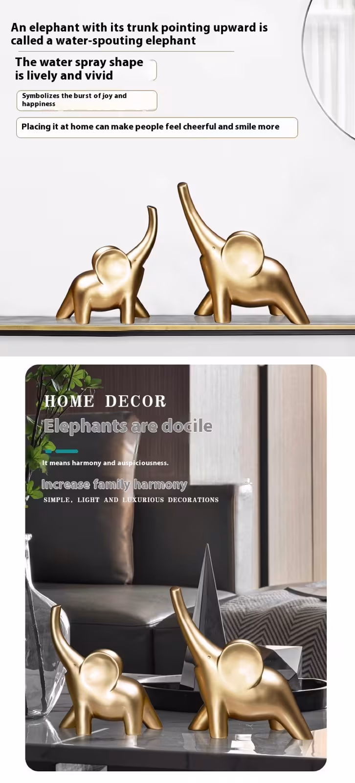 Fortune Bring Elephant Ornaments