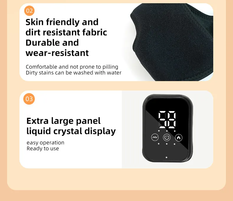 Electric Heating Ankle Massage Belt Protection Warm Hot Compress Ankle Heel Ankle Joint Massage Cordless Design Electric Hot Compress Massage