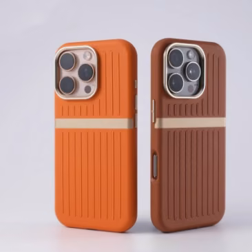 Corrugated Magnetic Phone Case Business Leather Phone Case