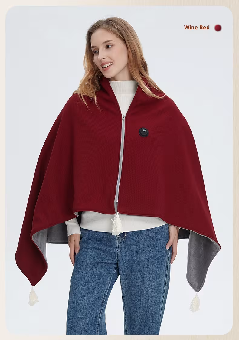Soft Warm Body Cover Blanket Shawl Cozy Wearable Throw For Home Travel Relaxation Lightweight Fleece Wrap