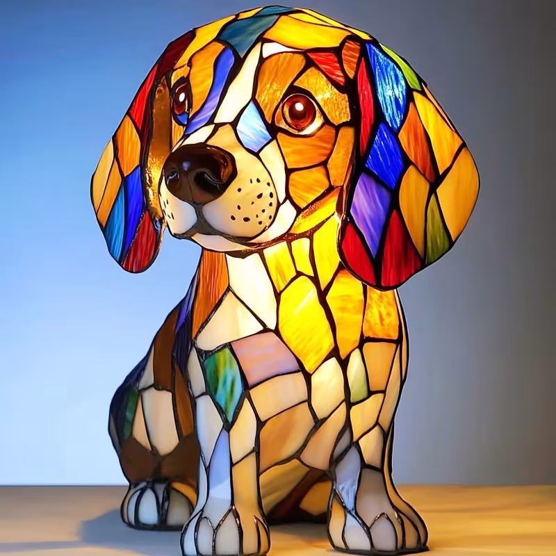 Magic Magic Color Strange Dog Lamp