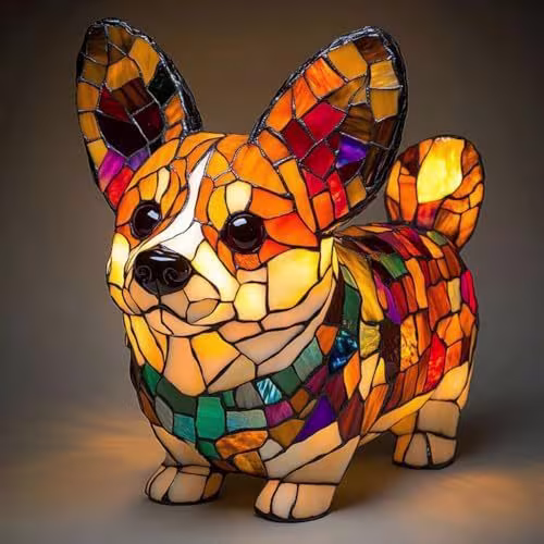 Magic Magic Color Strange Dog Lamp