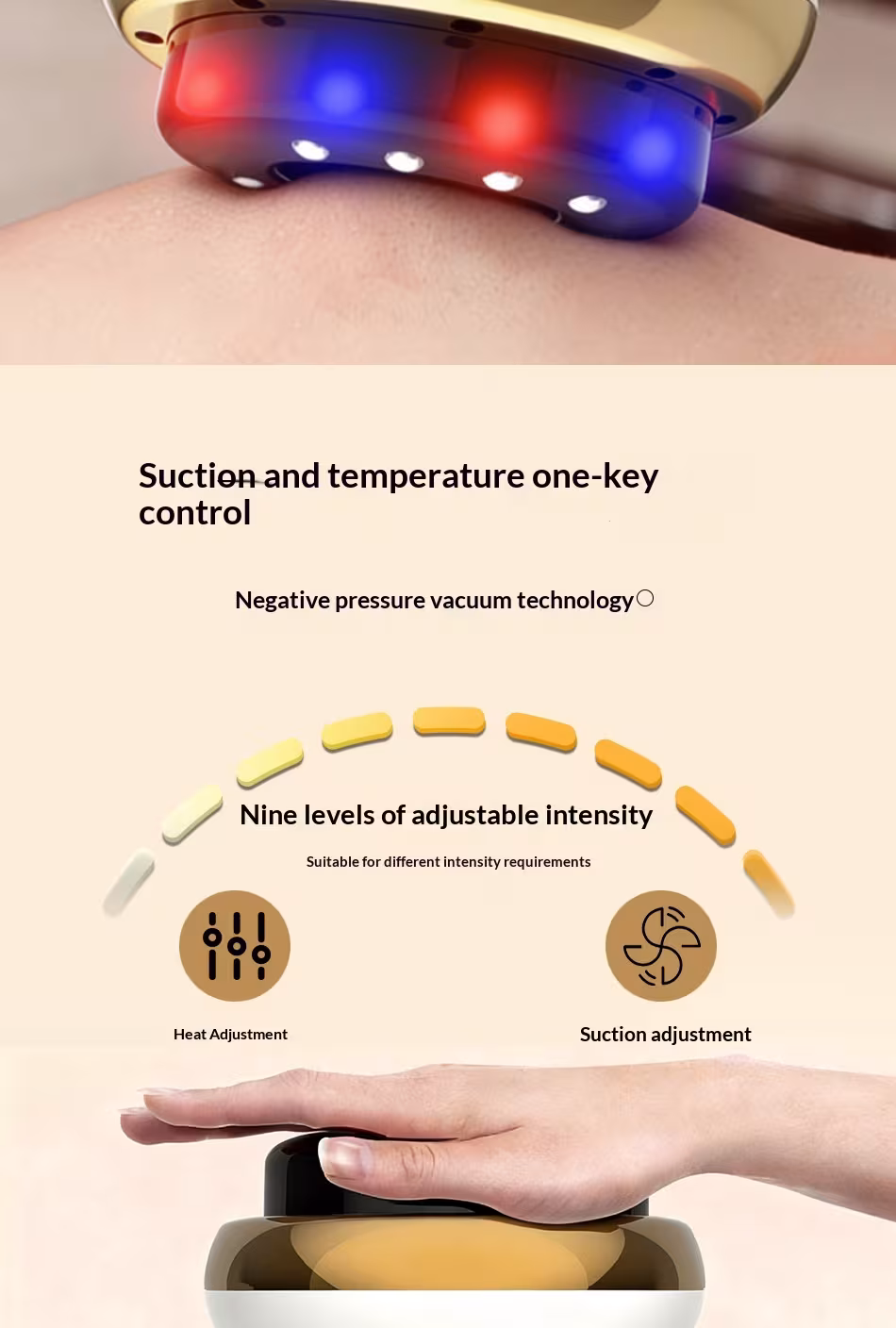 Electric Gua Sha Board Beauty Massager Cupping Device Electric Meridian Brush Home Abdominal Massage Gua Sha Board Massager