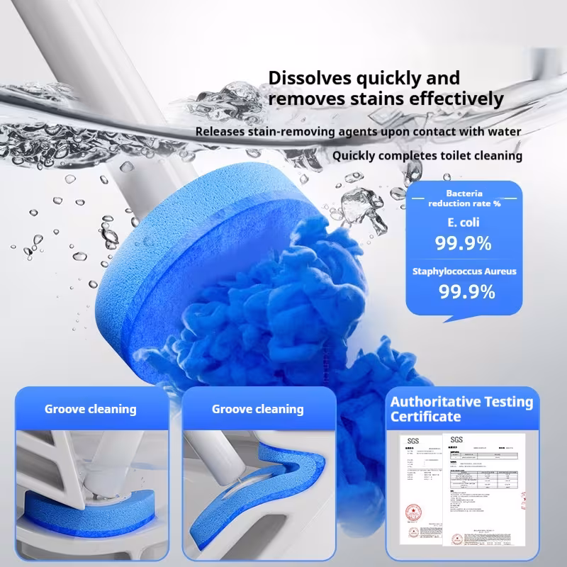 Disposable Dissolvable Deodorizing Cleaning Brush
