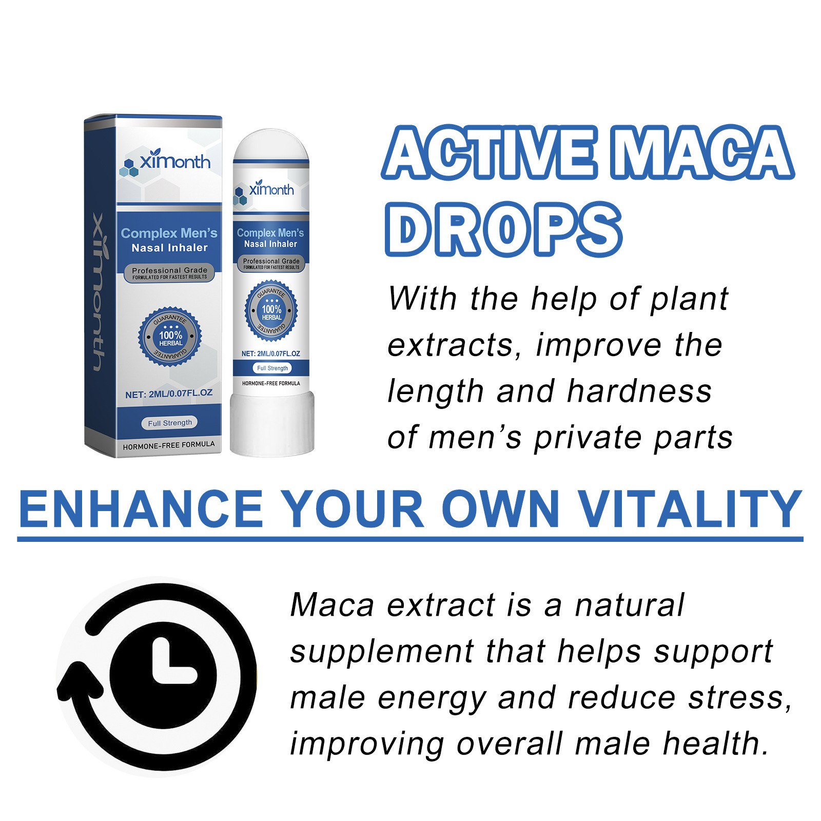Mens Nasal Inhaler Male Stamina Enhancer
