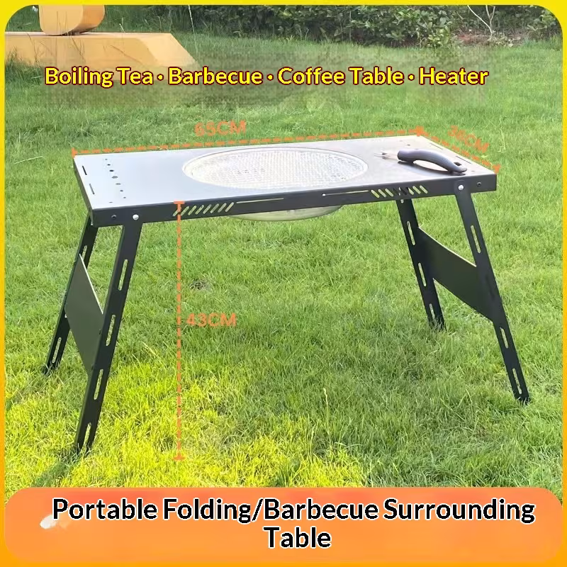 60cm Tea-boiling And Barbecue Folding Table