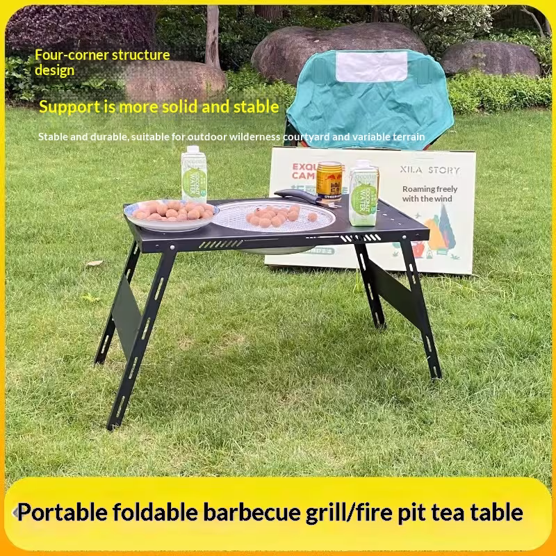 60cm Tea-boiling And Barbecue Folding Table
