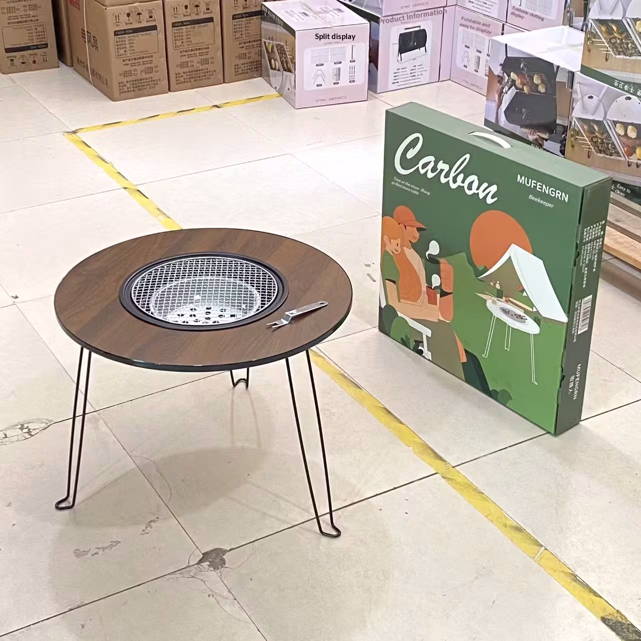 60cm Tea-boiling And Barbecue Folding Table