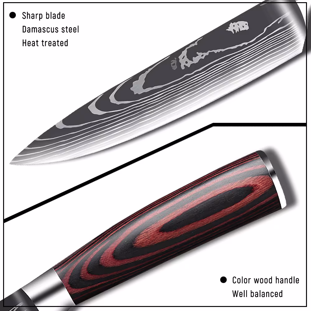 Carpenter's Special Set 6-piece Set 8-piece Set Knife Chef Knife Kitchen Knife Cooking