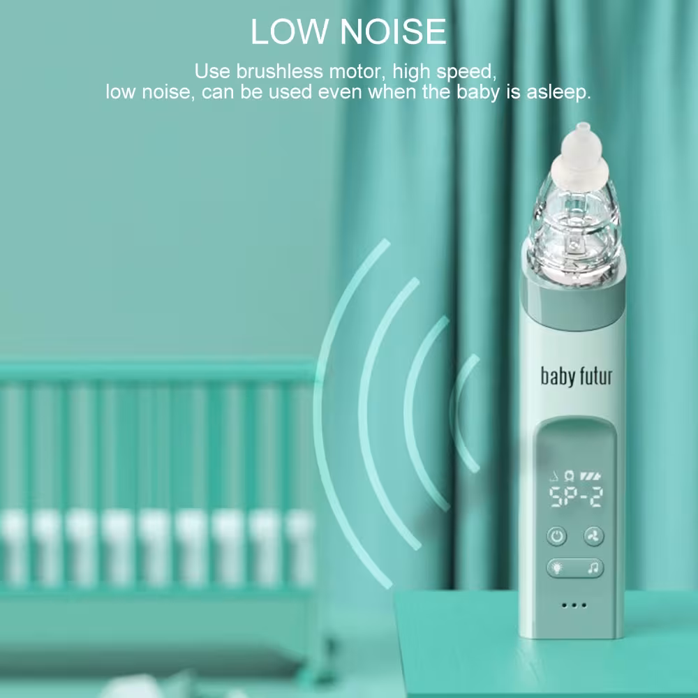 Nasal Aspirator Baby Electric Nasal Aspirator Newborn Baby Nose Cleaner Beauty Instrument Blackhead Remover Bab 2 In 1