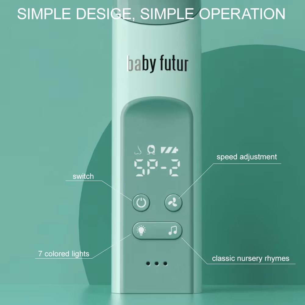 Nasal Aspirator Baby Electric Nasal Aspirator Newborn Baby Nose Cleaner Beauty Instrument Blackhead Remover Bab 2 In 1