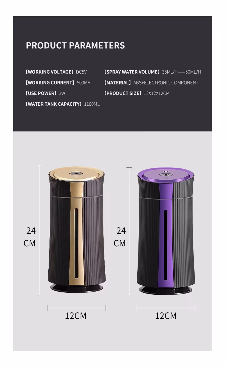 Home office mini USB humidifier